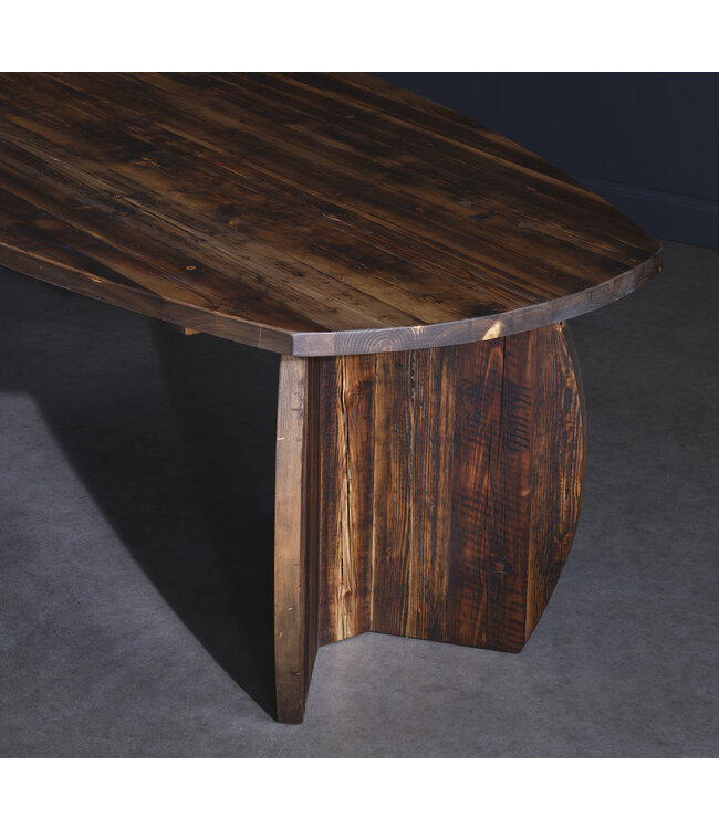 Robust wood dining table Bergen