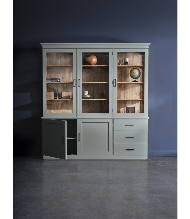 Display cabinet / sideboard made of wood - custom made