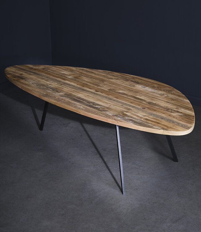 Eettafel Kiezel - Barnwood