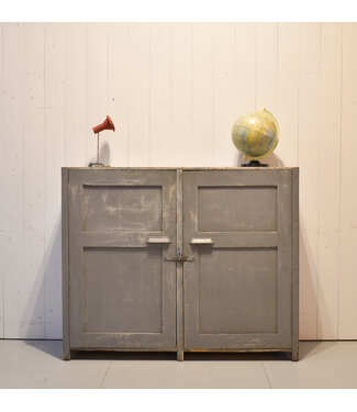 Vintage gray cupboard