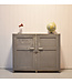 Vintage gray cupboard