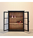 Vintage-Porzellanschrank