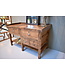 Oude houten werkbank / dressoir