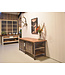 Industrial sideboard with mesh