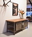 Industrial sideboard with mesh