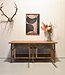 Industrial sideboard with mesh