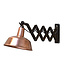 industrial copper wall lamp