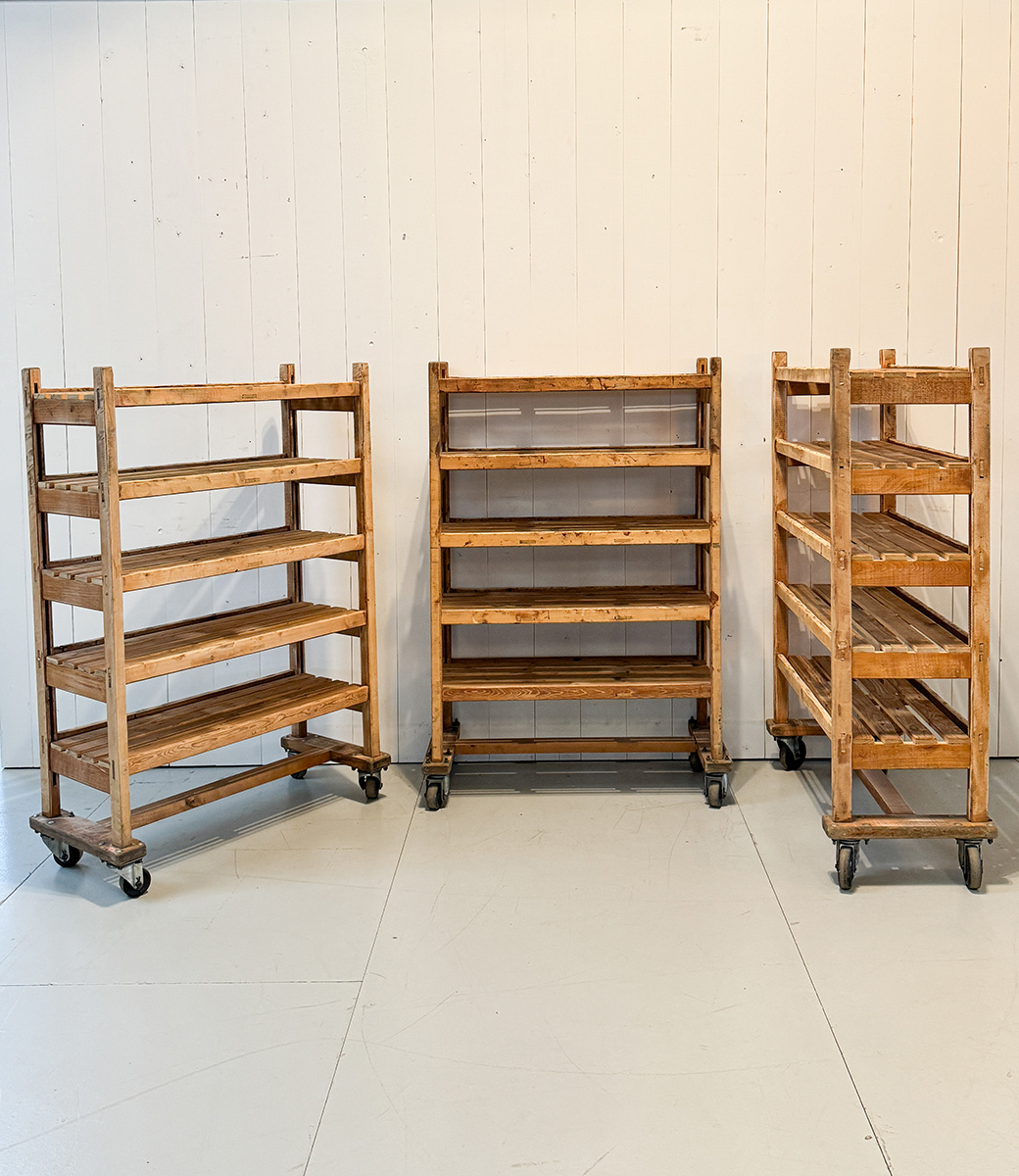 Vintage shoe rack - transport cart - wine rack - Oldwood - the ...