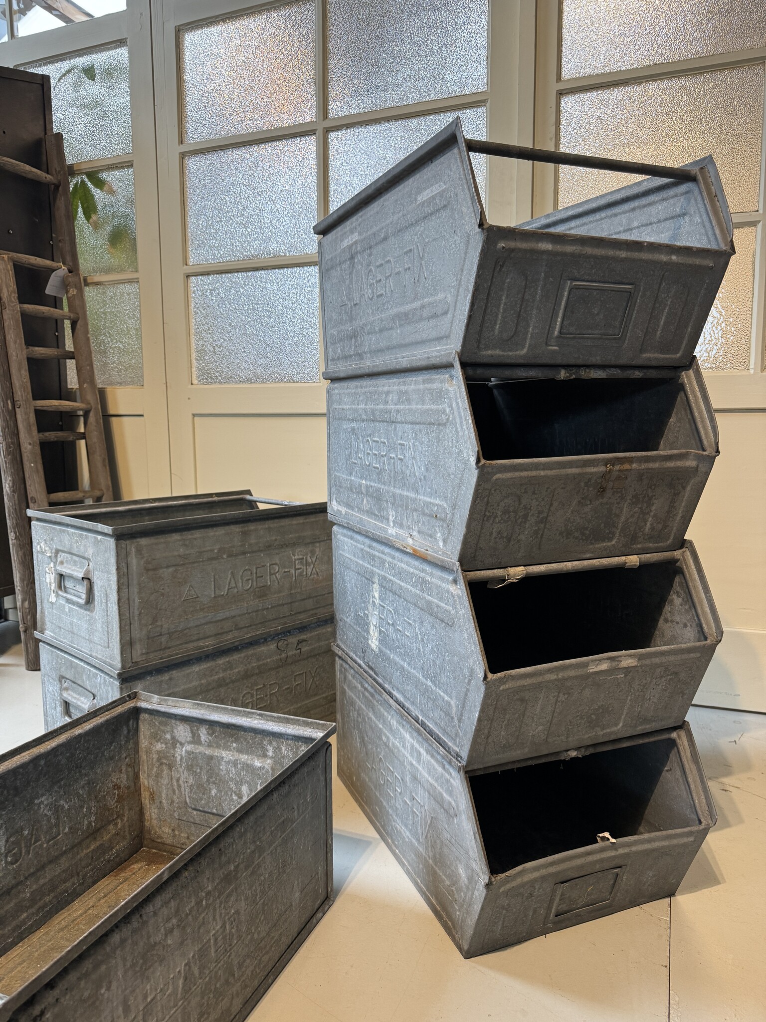 Industrial stacking box - Oldwood - The home furnishings store ...