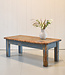 Industrial wooden coffee table