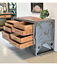 Industrial chest of drawers