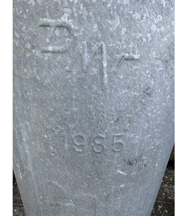 Old original zinc trash can | Bucket