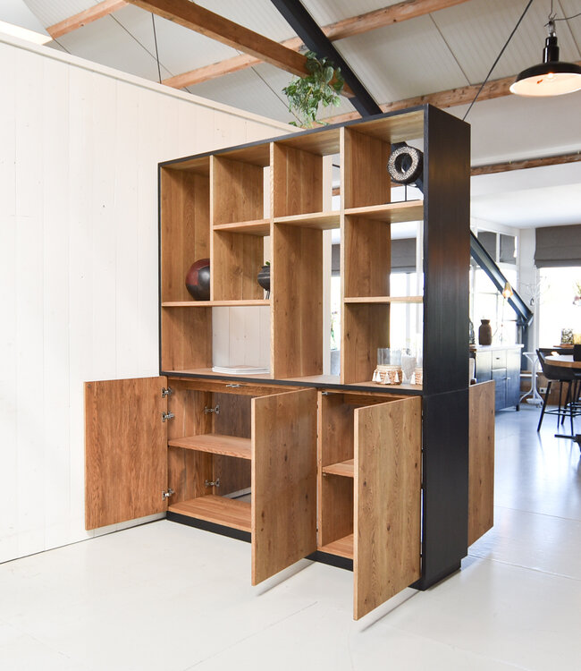 Custom oak cabinet - Room divider