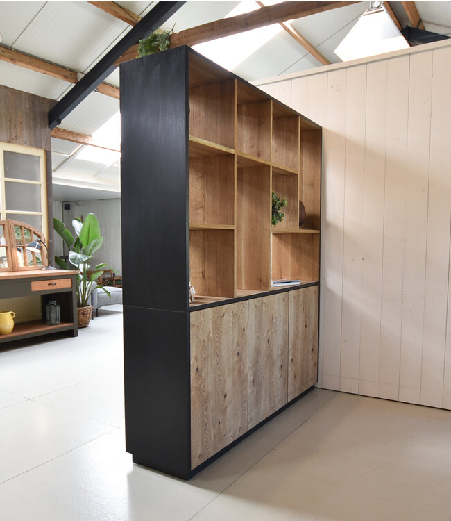 Custom oak cabinet - Room divider