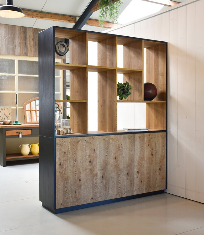 Custom oak cabinet - Room divider