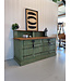 Green sideboard wood - industrial