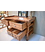 Vintage houten werkbank / dressoir