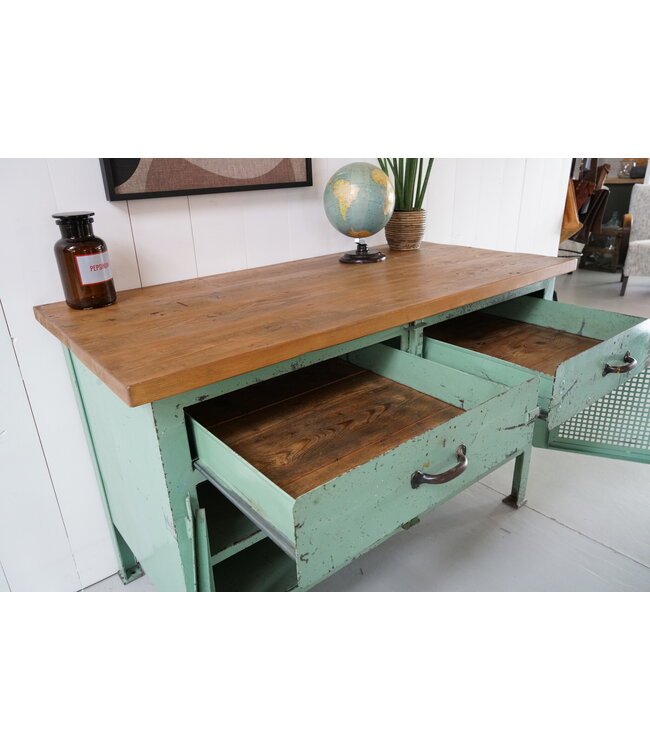 Vintage werkbank - dressoir