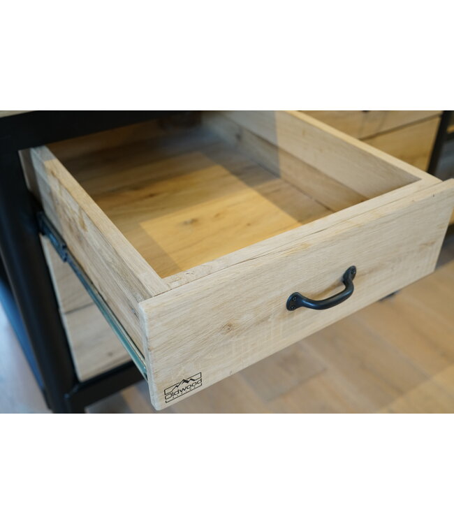 Kitchen island old oak - Custom made