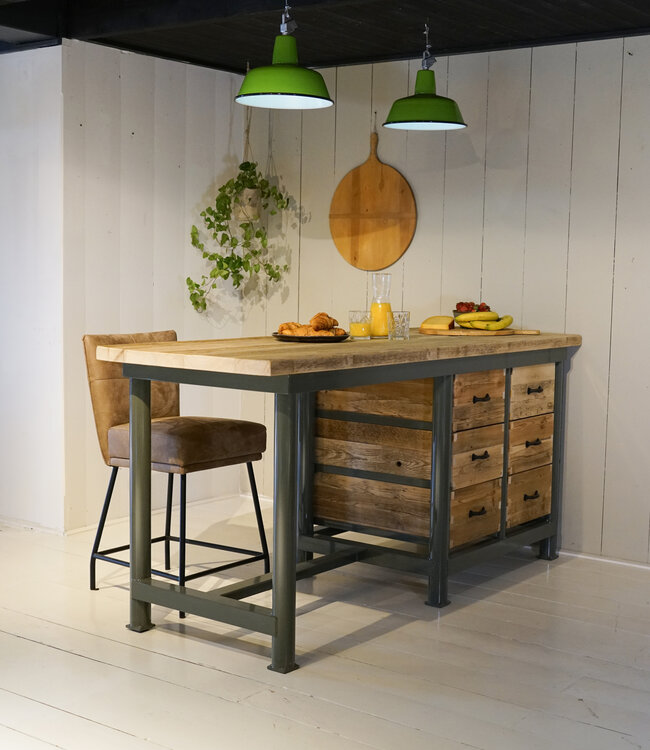 Custom made kitchen island