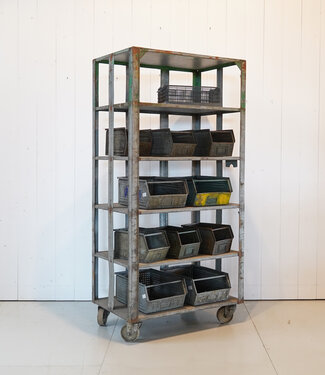Vintage shelving trolley