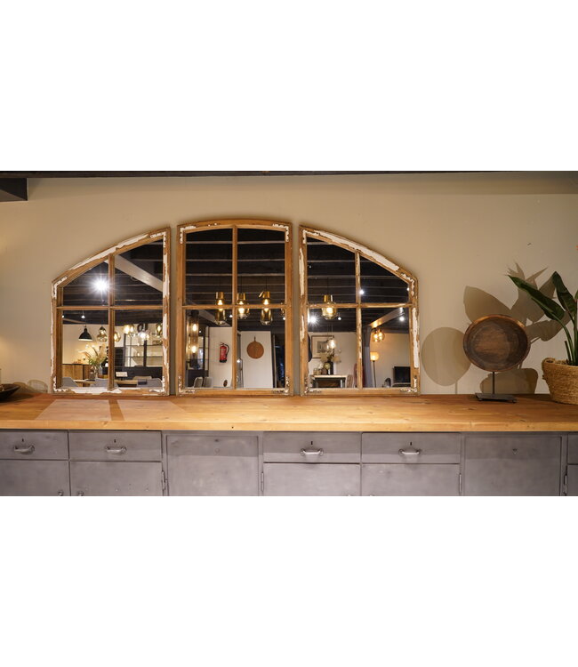 Vintage window mirror