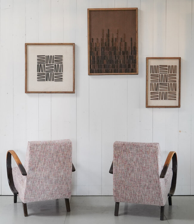 Vintage Halabala armchairs