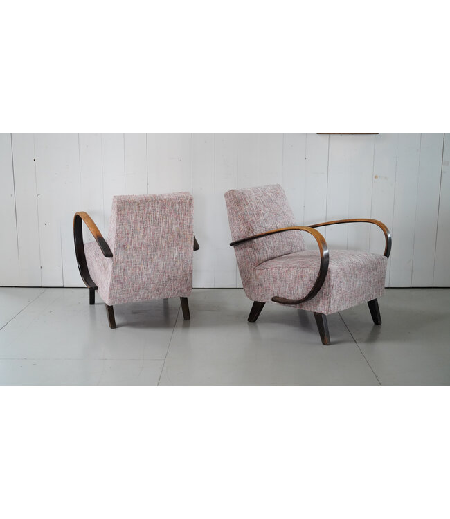 Vintage Halabala fauteuils