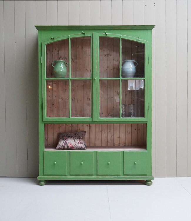 Grünes Vintage-Sideboard