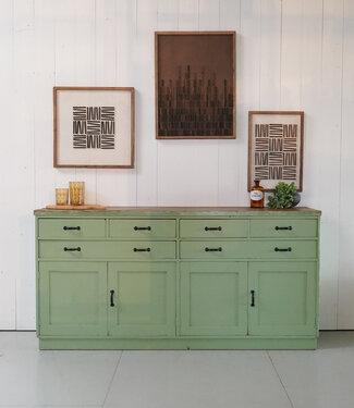 Oldwood Vintage Sideboard aus Holz mit Schubladen
