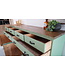 Vintage wooden sideboard with drawers