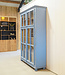 Houten servieskast  - blauw