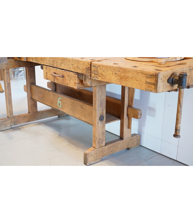 Vintage Werkbank aus Holz