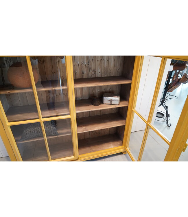 Wooden dresser - yellow