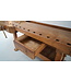 Industrial wooden workbench