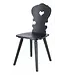 Vienna wooden chair black - Jan Kurtz