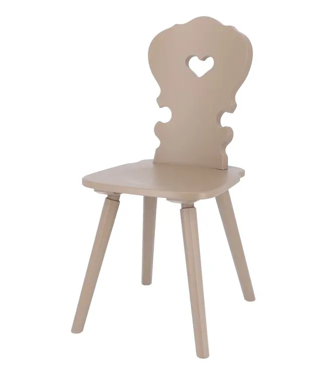 Vienna houten Stoel taupe - Jan Kurtz