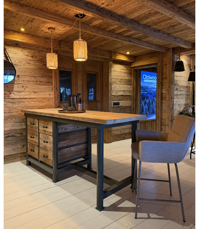 Custom made kitchen island