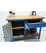 Industriewerkbank blau