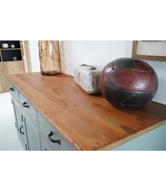 industrial wooden sideboard