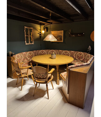 Oldwood Österreichische Stube-Garnitur / Essbereich mit runder Sitzgruppe