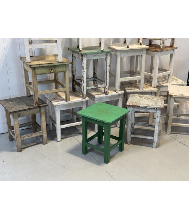 Vintage wooden stool