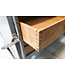 Industrial chest of drawers wood and steel