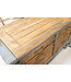 Industrial chest of drawers wood and steel