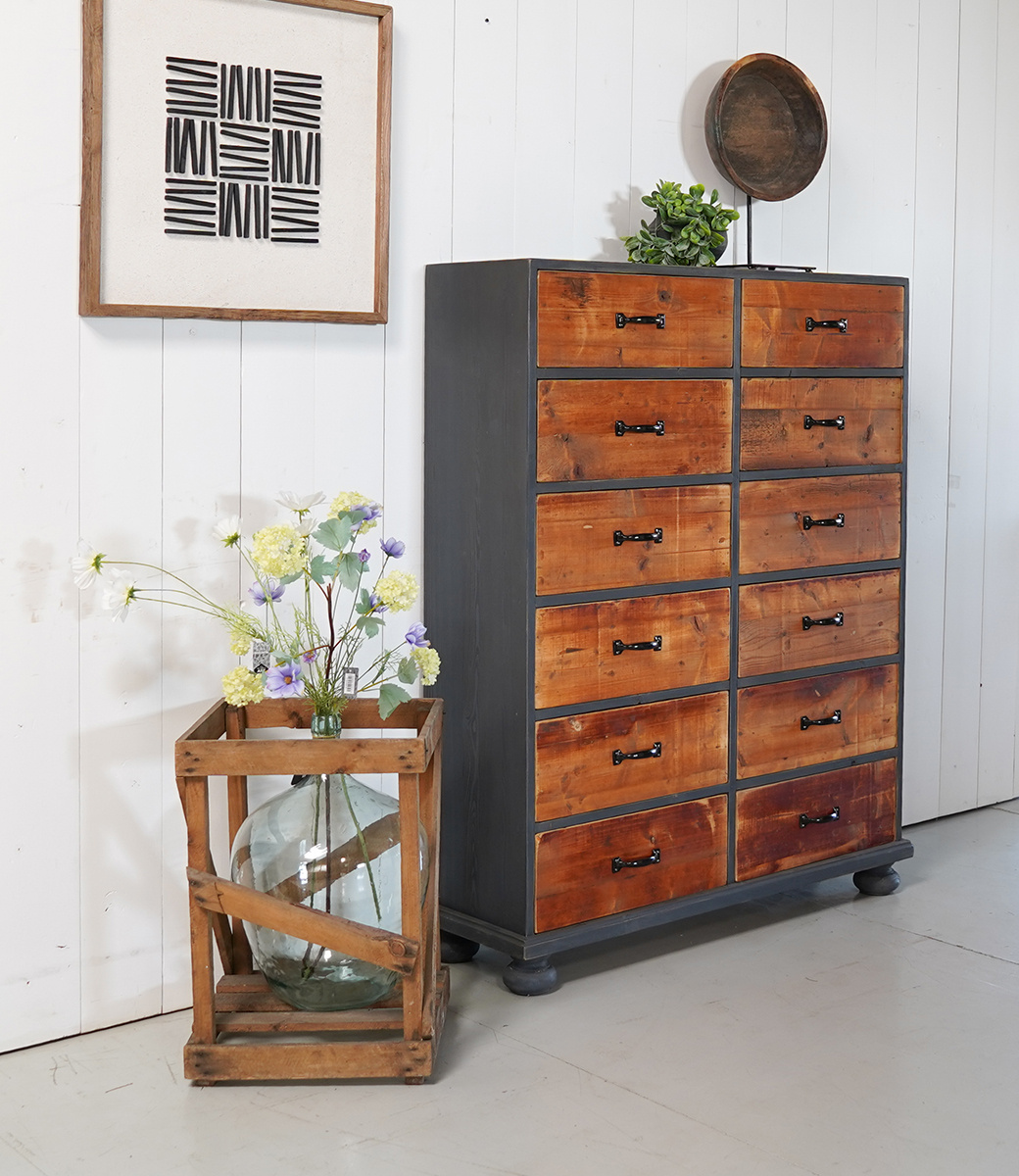 Vintage chest of drawers - retro sideboard - wall cabinet - Oldwood ...
