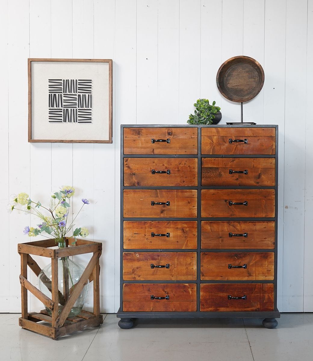 Vintage chest of drawers - retro sideboard - wall cabinet - Oldwood ...