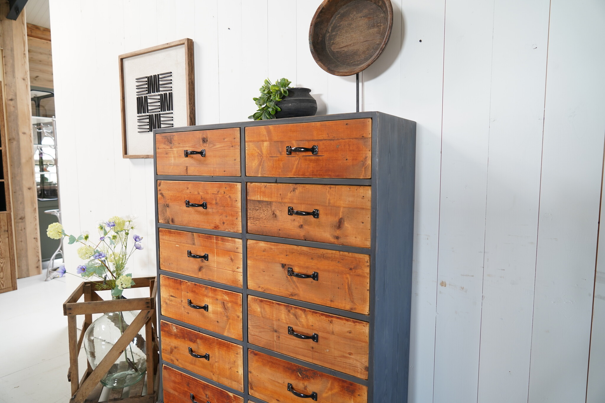 Vintage chest of drawers - retro sideboard - wall cabinet - Oldwood ...