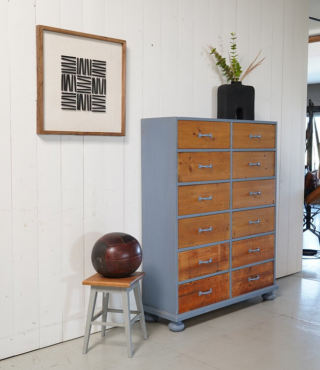 Vintage Kommode grau