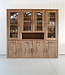 Alpine wood wall cabinet