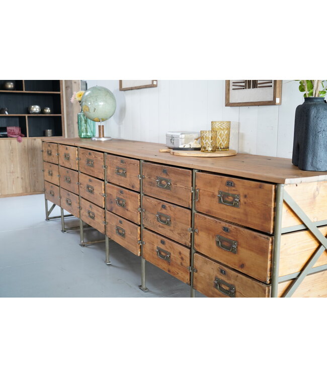 Vintage sideboard with drawers